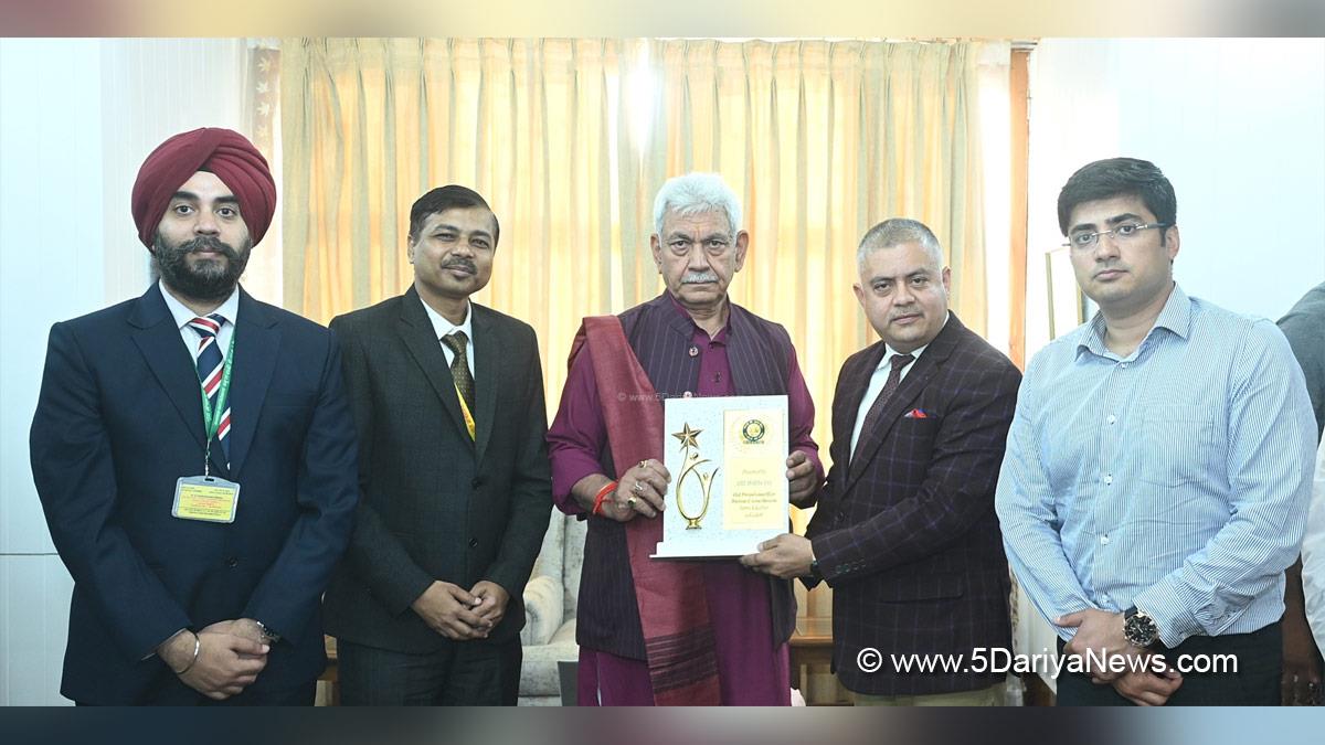 Manoj Sinha, Lieutenant Governor JK, Faz Lul Haseeb, Commissioner SMC, Srinagar