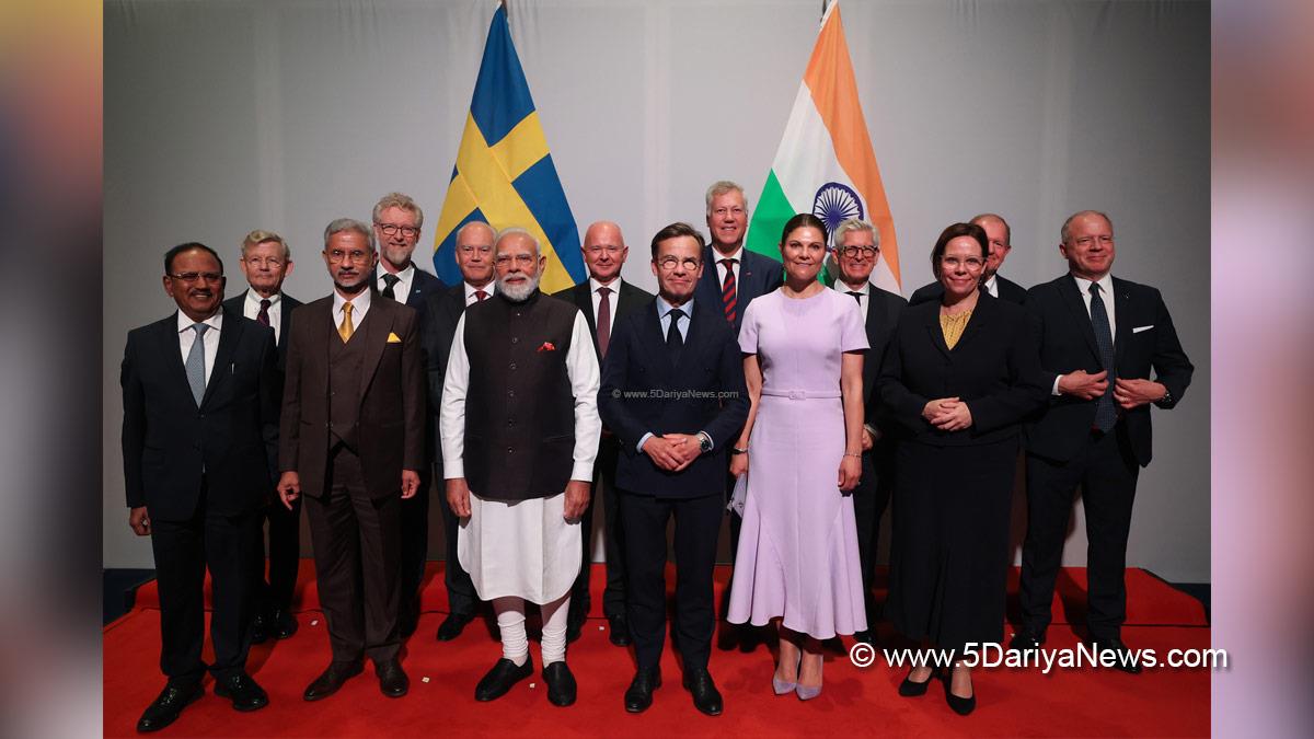 Narendra Modi, BJP, Bharatiya Janata Party, Prime Minister of India, Ulf Kristersson, Gothenburg, Sweden