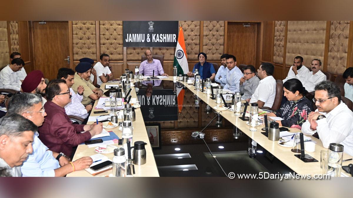 Nasir Aslam Wani, Jammu and Kashmir National Conference, National Conference, Rakesh Minhas, Dr Rakesh Minhas, DC Jammu, Jammu, Deputy Commissioner Jammu, Ramesh Kumar, Dr Devansh Yadav