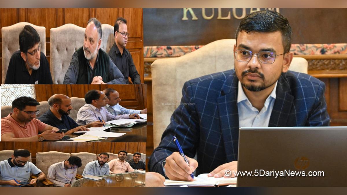 Shahzad Alam, Kulgam, Deputy Commissioner Kulgam, Jal Jeevan Mission, JJM