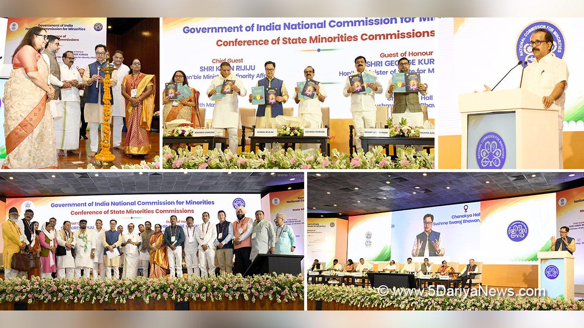 Kiren Rijiju, George Kurian, BJP, Bharatiya Janata Party, New Delhi, National Commission for Minorities, NCM
