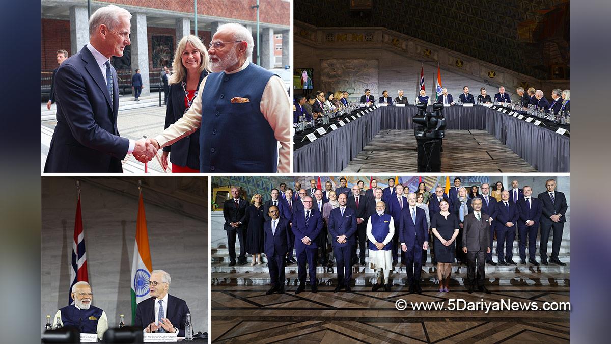 Narendra Modi, BJP, Bharatiya Janata Party, Prime Minister of India, Oslo, Jonas Gahr Store