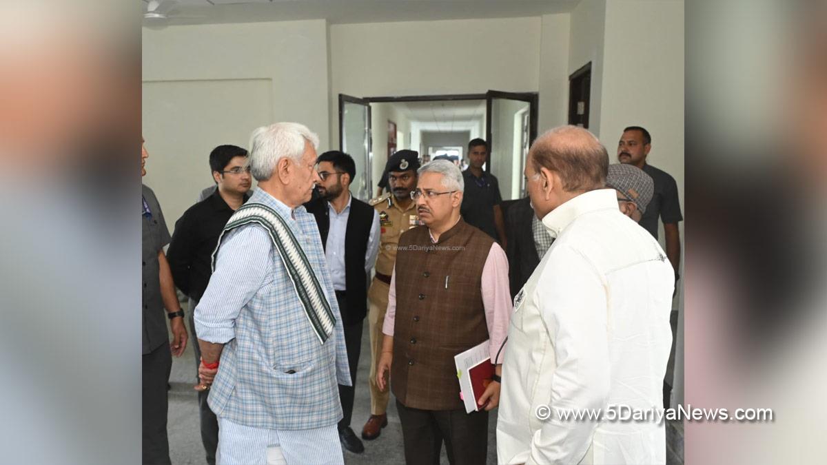 Manoj Sinha, Lieutenant Governor JK, Akshay Labroo, Srinagar, Deputy Commissioner Srinagar, Shri Amarnathji Shrine Board, SASB