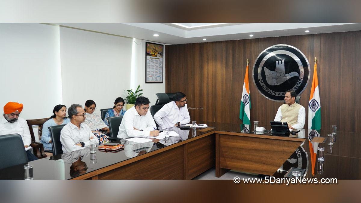 H Rajesh Prasad, Chief Secretary, Chief Secretary Chandigarh, UT Chandigarh