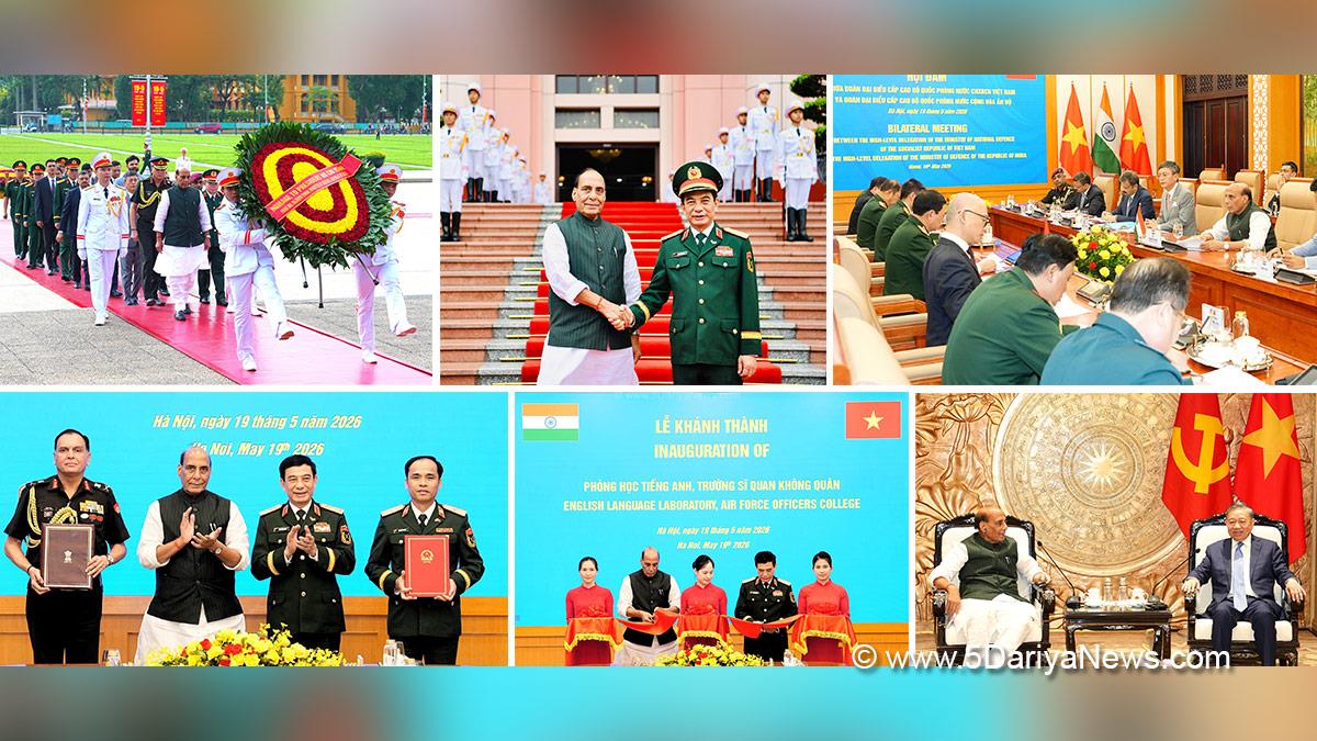 Rajnath Singh, Union Defence Minister, Defence Minister of India, BJP, Bharatiya Janata Party, General Phan Van Giang, To Lam, Hanoi