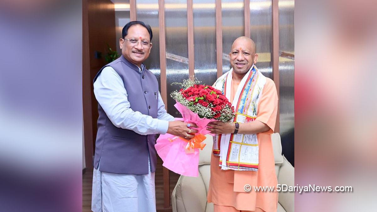 Vishnu Deo Sai, BJP Chhattisgarh, Chief Minister of Chhattisgarh, Raipur, Chhattisgarh, Yogi Adityanath, Chief Minister of Uttar Pradesh