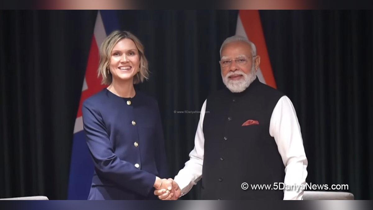 Narendra Modi, BJP, Bharatiya Janata Party, Prime Minister of India, Kristrun Frostadottir, Oslo