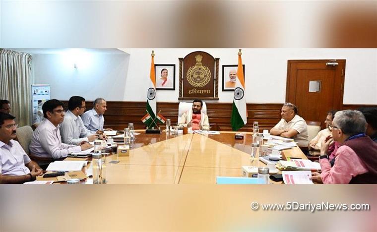 मुख्यमंत्री नायब सिंह सैनी ने की हरियाणा तालाब और अपशिष्ट जल प्रबंधन प्राधिकरण की बैठक की अध्यक्षता