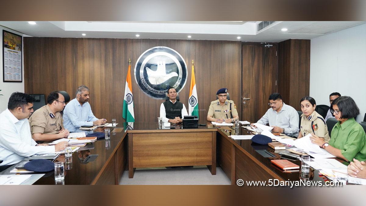 H Rajesh Prasad, Chief Secretary, Chief Secretary Chandigarh, UT Chandigarh, Mandip Singh Brar