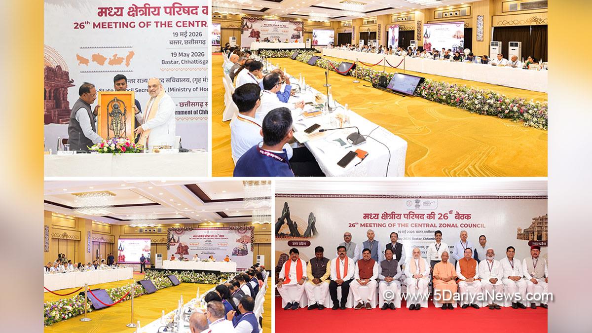 Amit Shah, Union Home Minister, BJP, Bharatiya Janata Party, Vishnu Deo Sai, Mohan Yadav, Yogi Adityanath, Pushkar Singh Dhami, Bastar, Chhattisgarh
