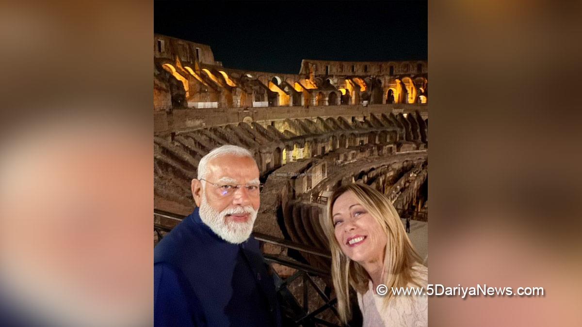 Narendra Modi, BJP, Bharatiya Janata Party, Prime Minister of India, Giorgia Meloni, Rome