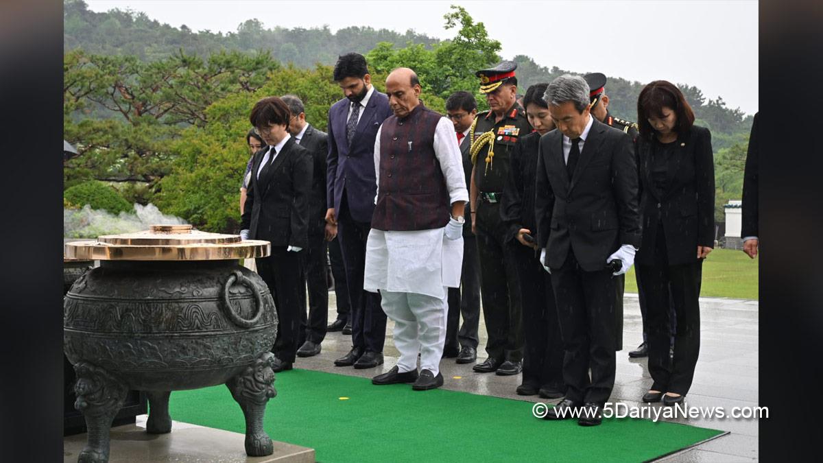 Rajnath Singh, Union Defence Minister, Defence Minister of India, BJP, Bharatiya Janata Party, Seoul