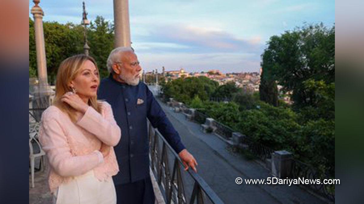Narendra Modi, BJP, Bharatiya Janata Party, Prime Minister of India, Giorgia Meloni, Rome