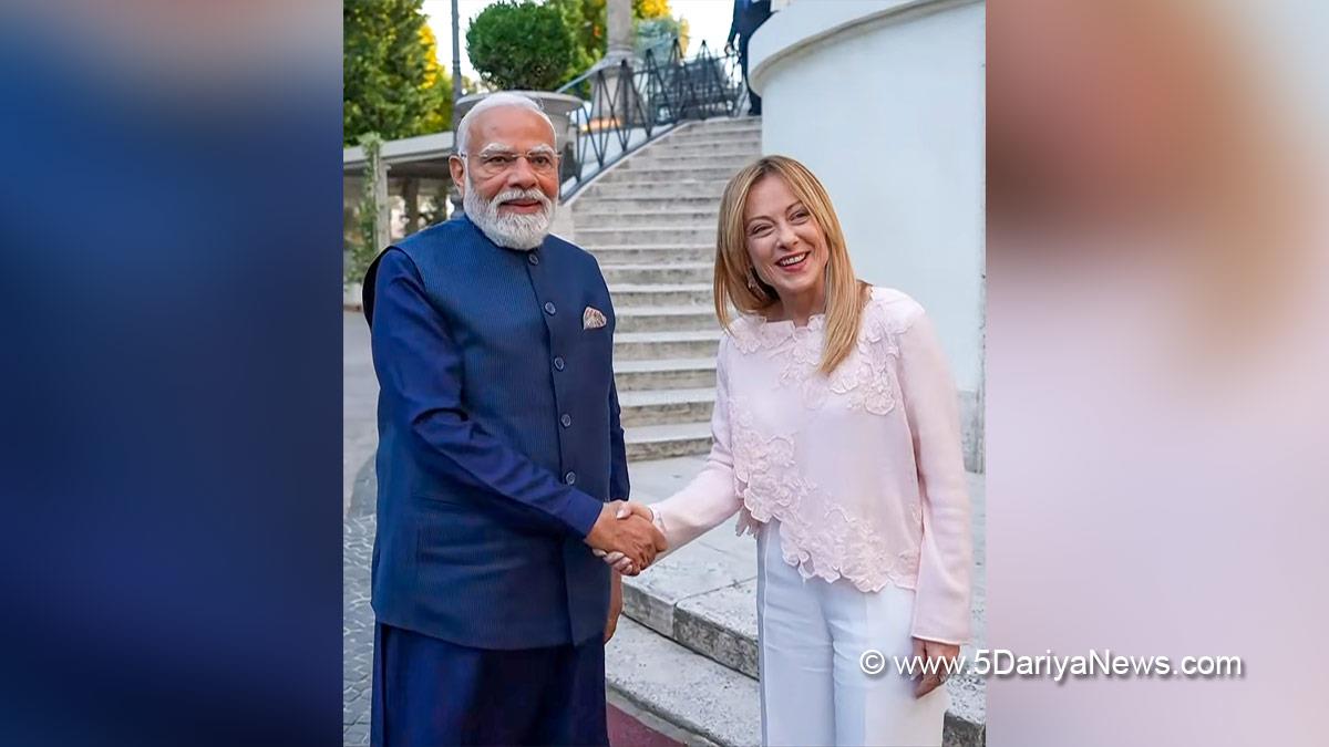 Narendra Modi, BJP, Bharatiya Janata Party, Prime Minister of India, Giorgia Meloni, Rome