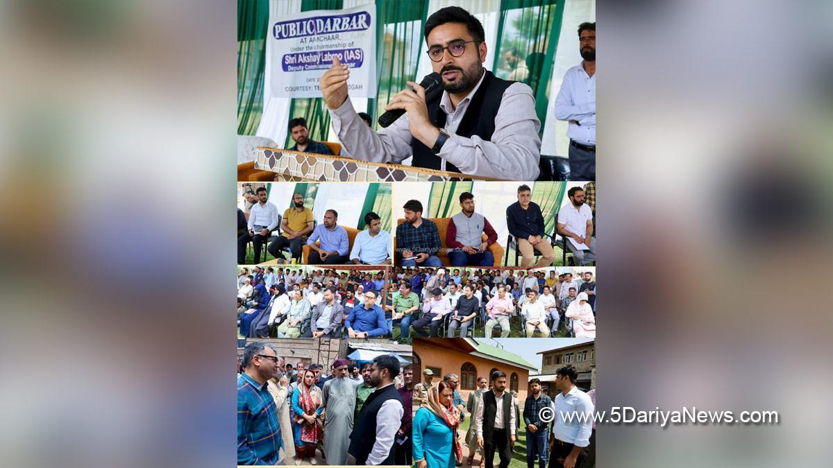 Akshay Labroo, Srinagar, Deputy Commissioner Srinagar, Block Diwas, Mega Block Diwas
