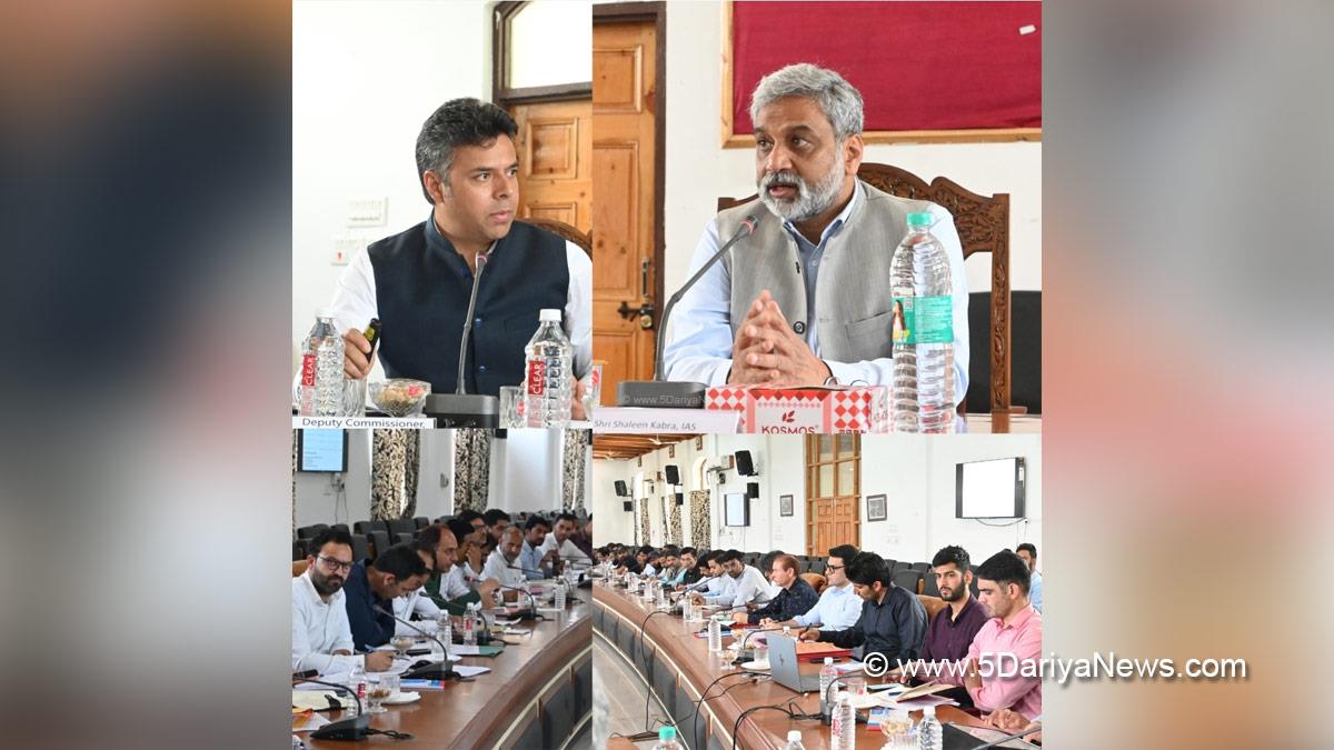Dr Bilal Mohi Ud Din Bhat, Anantnag, DC Anantnag, Deputy Commissioner Anantnag, Shaleen Kabra