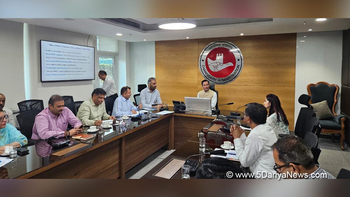 H Rajesh Prasad, Chief Secretary, Chief Secretary Chandigarh, UT Chandigarh