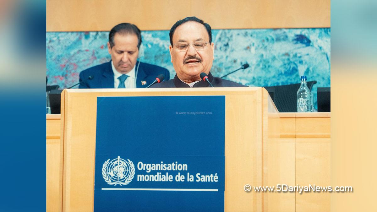 Jagat Prakash Nadda, JP Nadda, BJP, Bharatiya Janata Party, Geneva