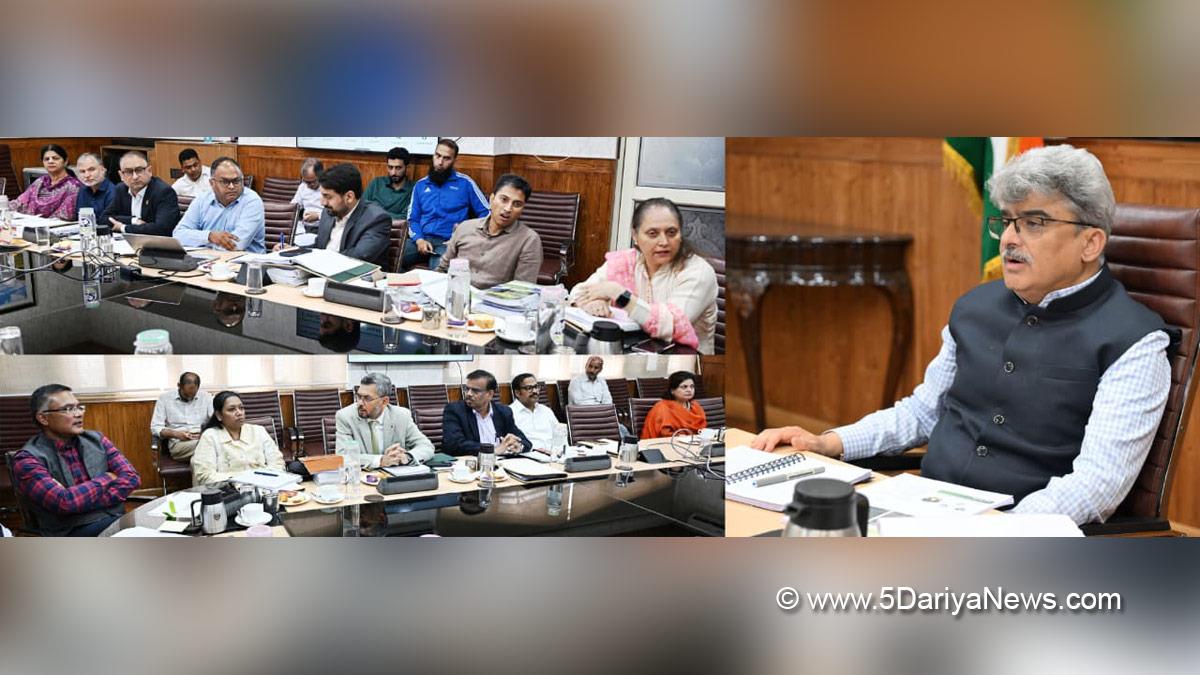 Atal Dulloo, Chief Secretary JK, Srinagar