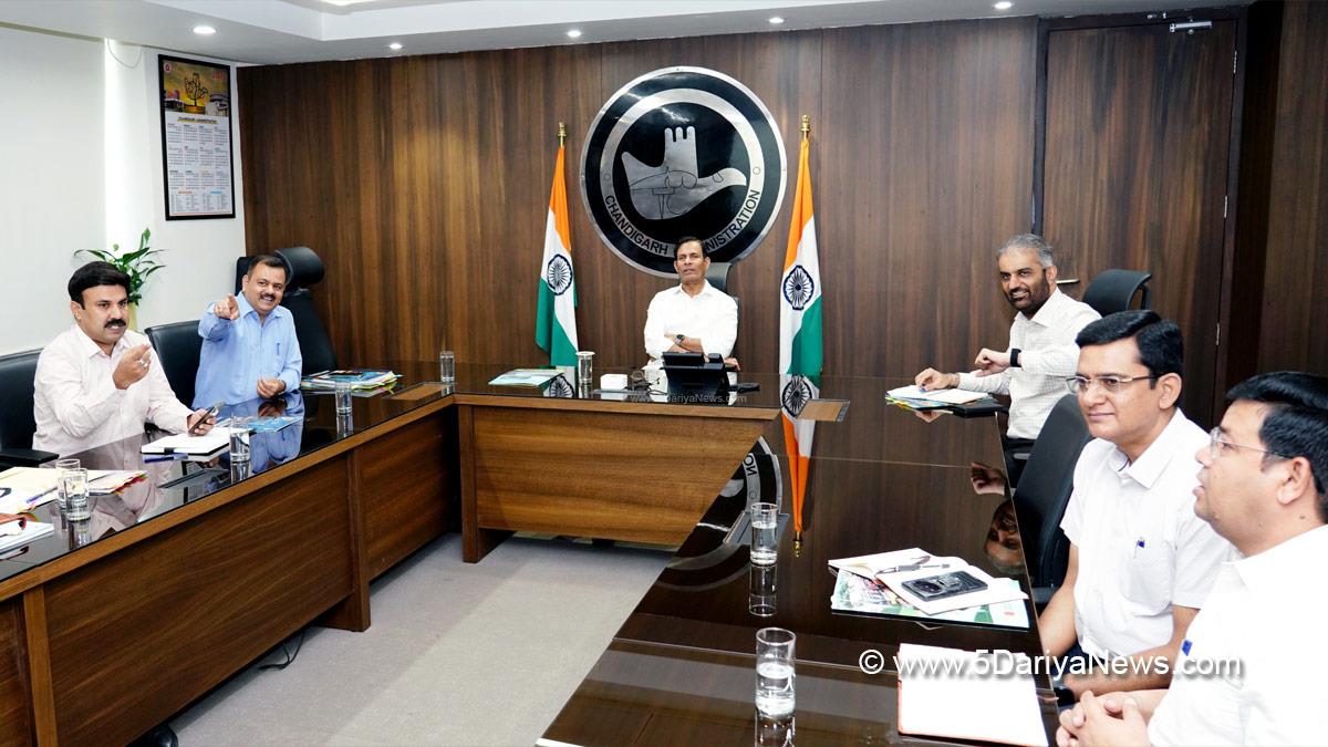 H Rajesh Prasad, Chief Secretary, Chief Secretary Chandigarh, UT Chandigarh, Mandip Singh Brar