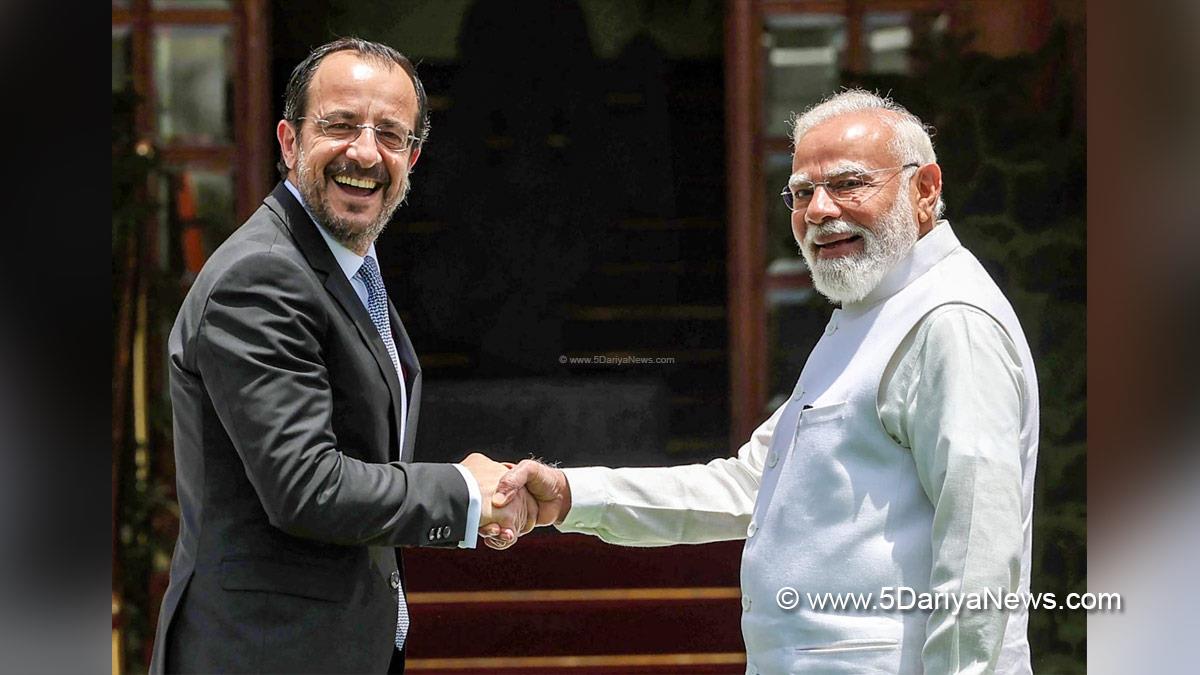 Narendra Modi, BJP, Bharatiya Janata Party, Prime Minister of India, Nikos Christodoulides, New Delhi