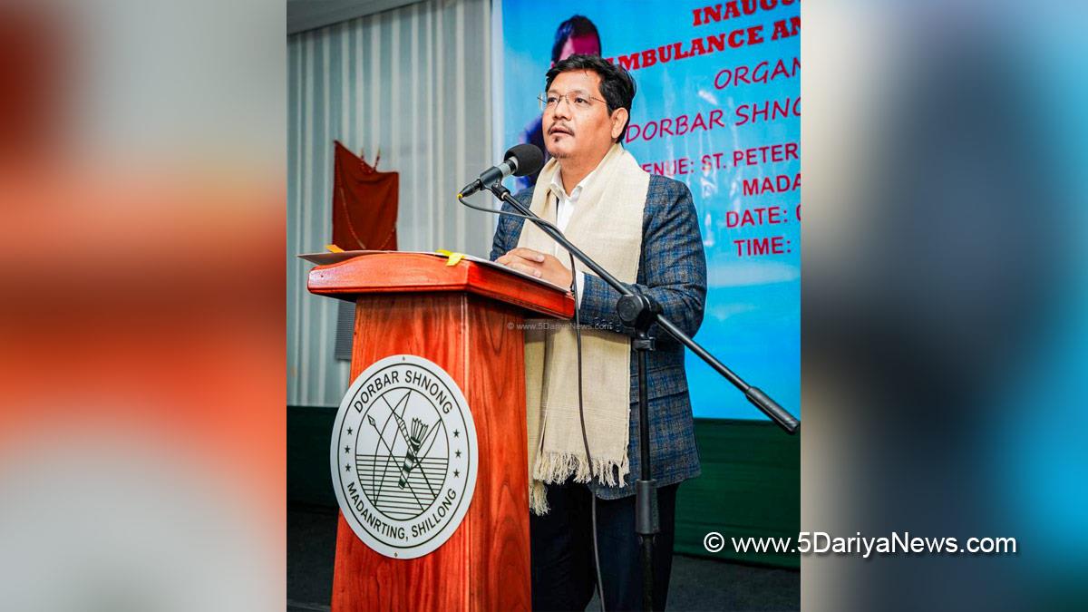 Conrad Kongkal Sangma, Conrad Sangma, Chief Minister of Meghalaya, Meghalaya, National Peoples Party