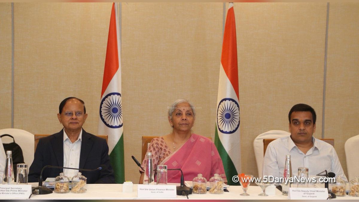 Nirmala Sitharaman, BJP, Bharatiya Janata Party, PK Mishra, Harsh Sanghavi, Gandhinagar