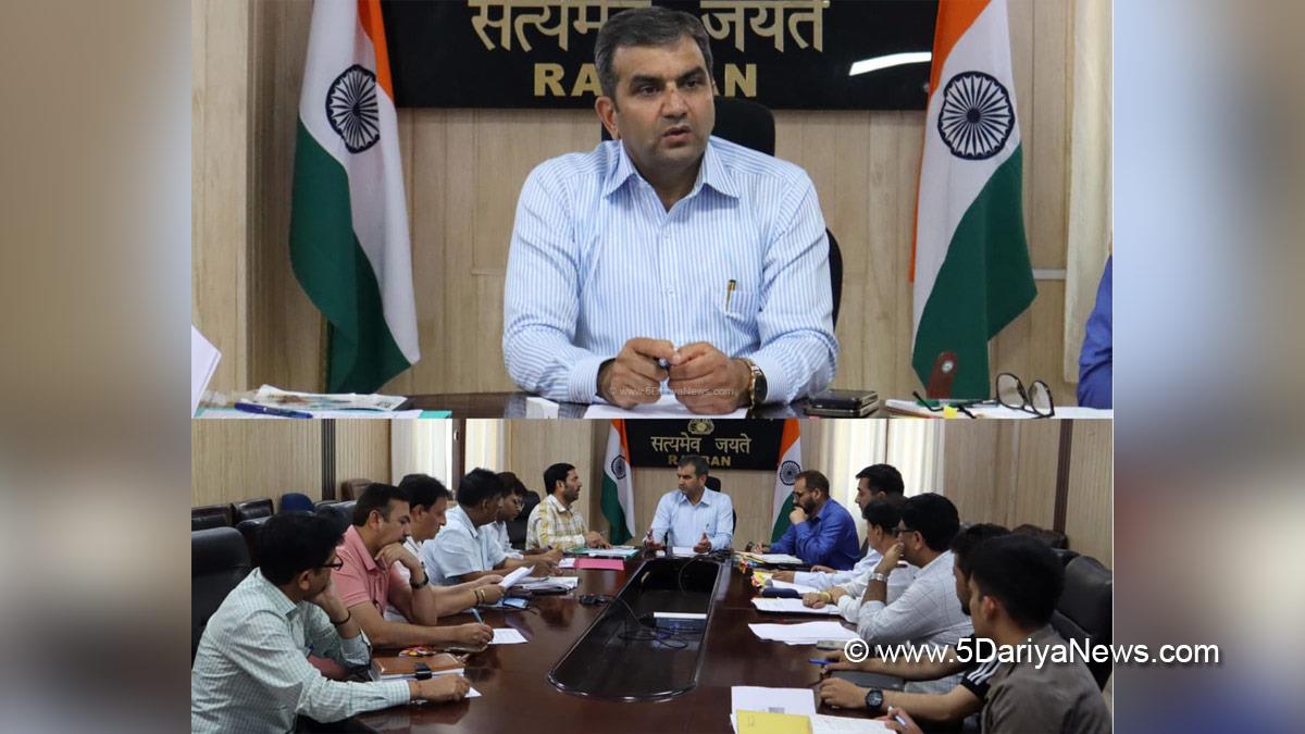 Mohammad Alyas Khan, Ramban, Deputy Commissioner Ramba