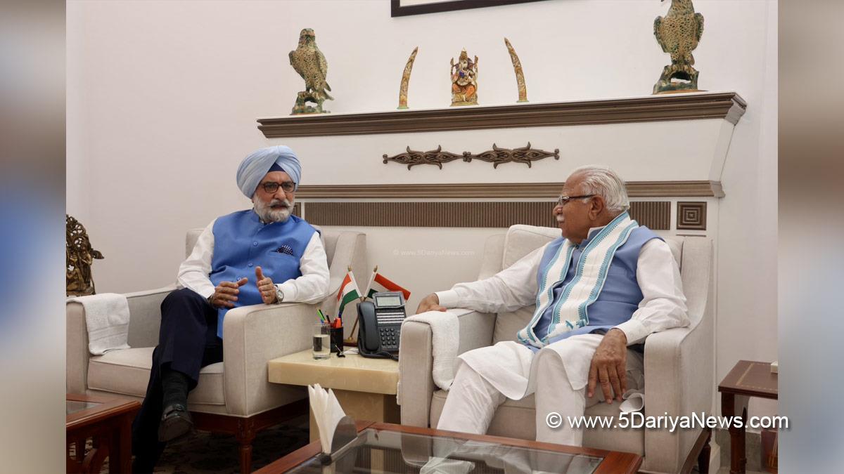 Manohar Lal Khattar, Bharatiya Janata Party, BJP, Taranjit Singh Sandhu, Lieutenant Governor of Delhi, New Delhi