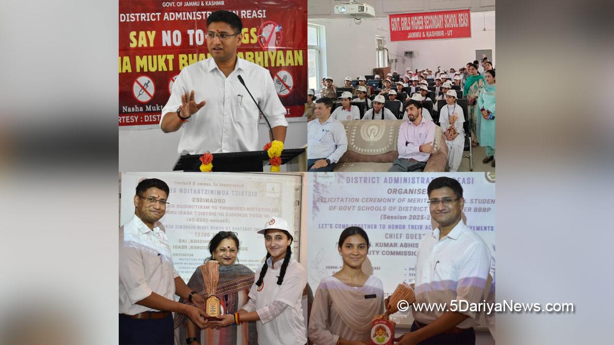 Kumar Abhishek, Reasi, Deputy Commissioner Reasi, Beti Bachao Beti Padhao, BBBP