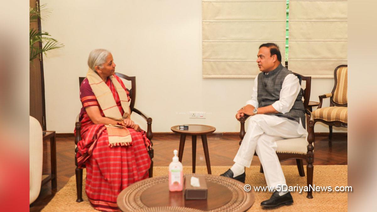 Himanta Biswa Sarma, Chief Minister of Assam, BJP Assam, Nirmala Sitharaman, New Delhi