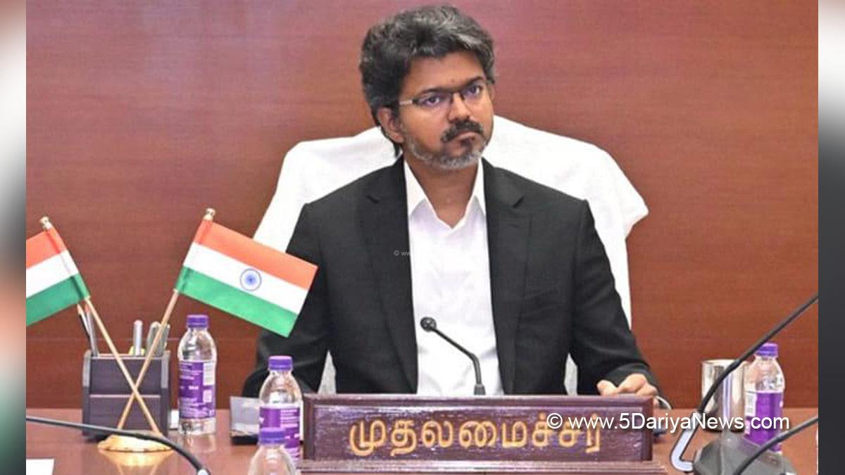 Joseph Vijay, Chandrasekaran Joseph Vijay, Chief Minister of Tamil Nadu, Tamilaga Vettri Kazhagam, TVK, Chennai, Tamil Nadu