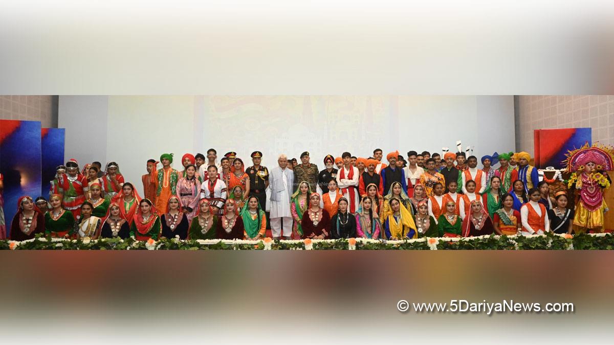 Manoj Sinha, Lieutenant Governor JK, NCC Cadets, Special National Integration Camp, Srinagar
