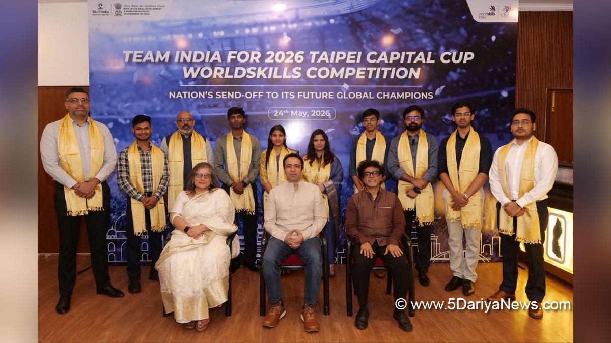 Jayant Chaudhary, BJP, Bharatiya Janata Party, New Delhi, 2026 Taipei Capital Cup WorldSkills Invitational Tournament