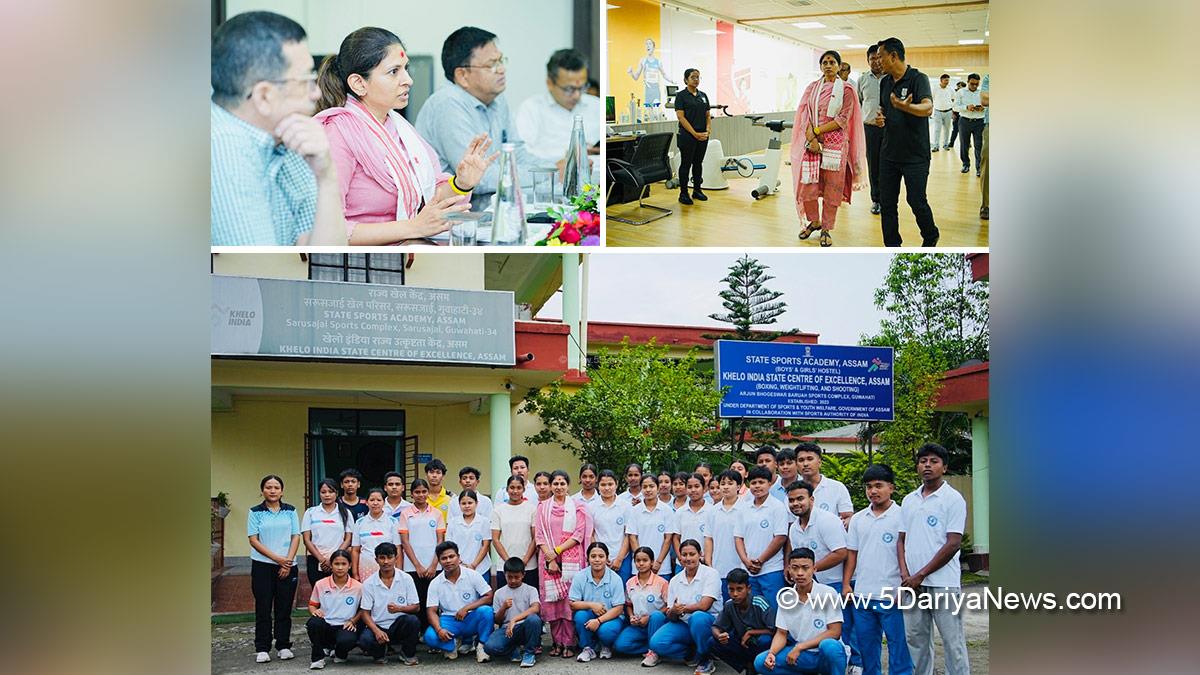 Raksha Nikhil Khadse, Raksha Khadse, Bharatiya Janata Party, BJP, Guwahati, Khelo India State Centre of Excellence Assam, KISCE Assam