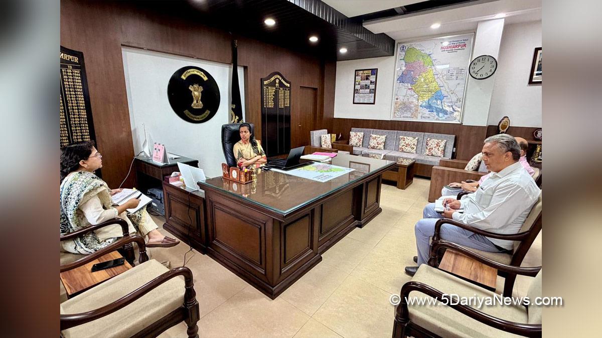 Aashika Jain, DC Hoshiarpur, Deputy Commissioner Hoshiarpur, Hoshiarpur
