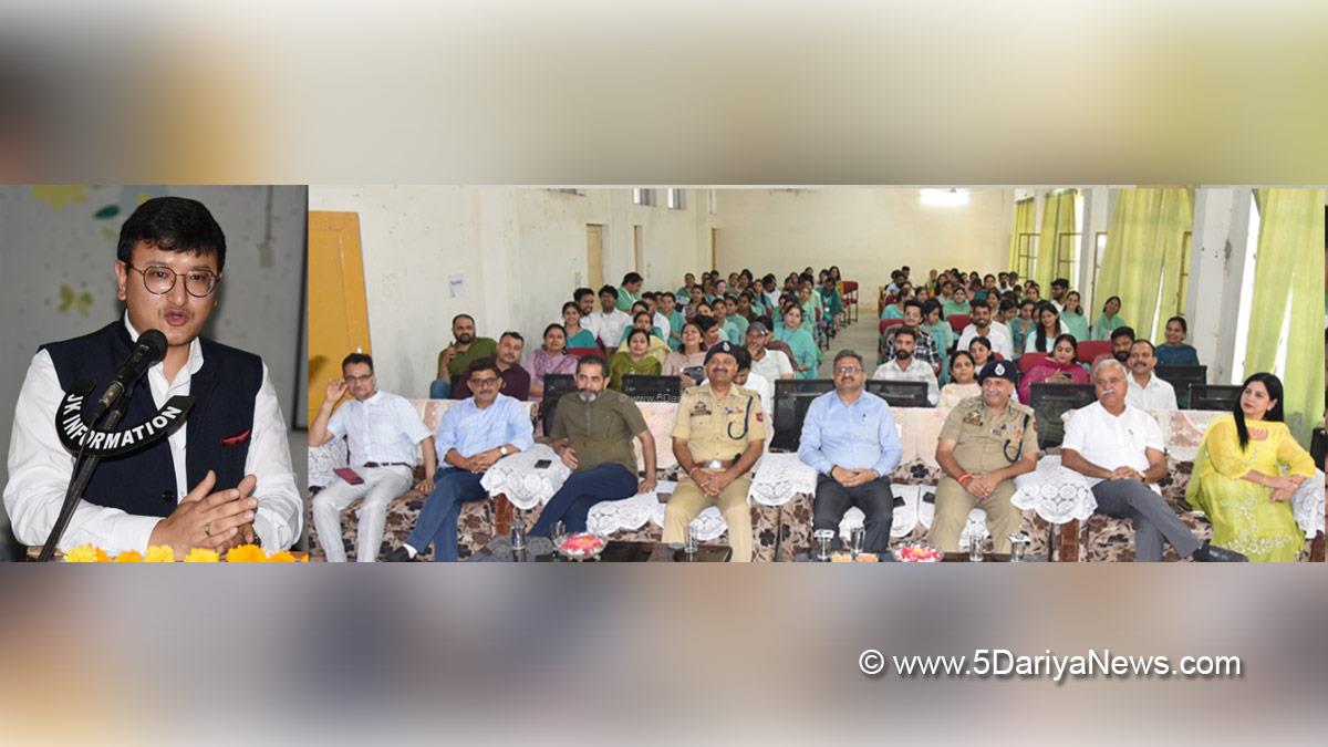Minga Sherpa, Udhampur, DC Udhampur, Deputy Commissioner Udhampur, Nasha Mukt Bharat Abhiyan