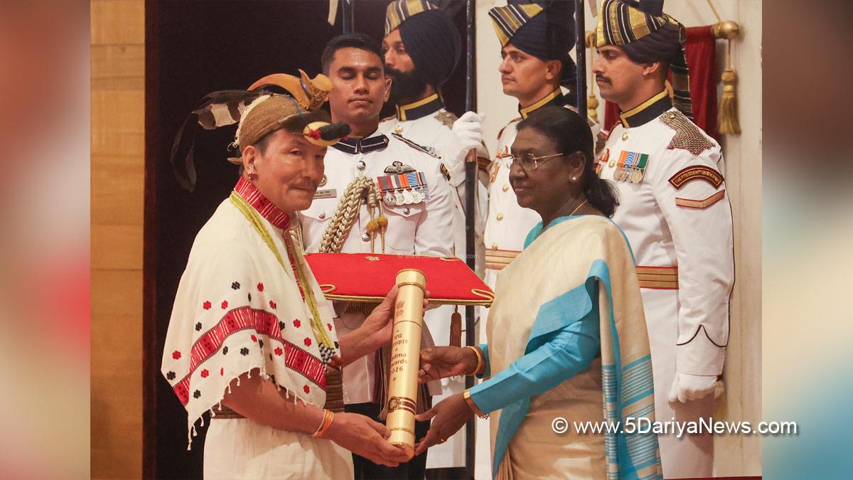 Droupadi Murmu, President of India, President, Indian President, Rashtrapati, Padma Awards, New Delhi