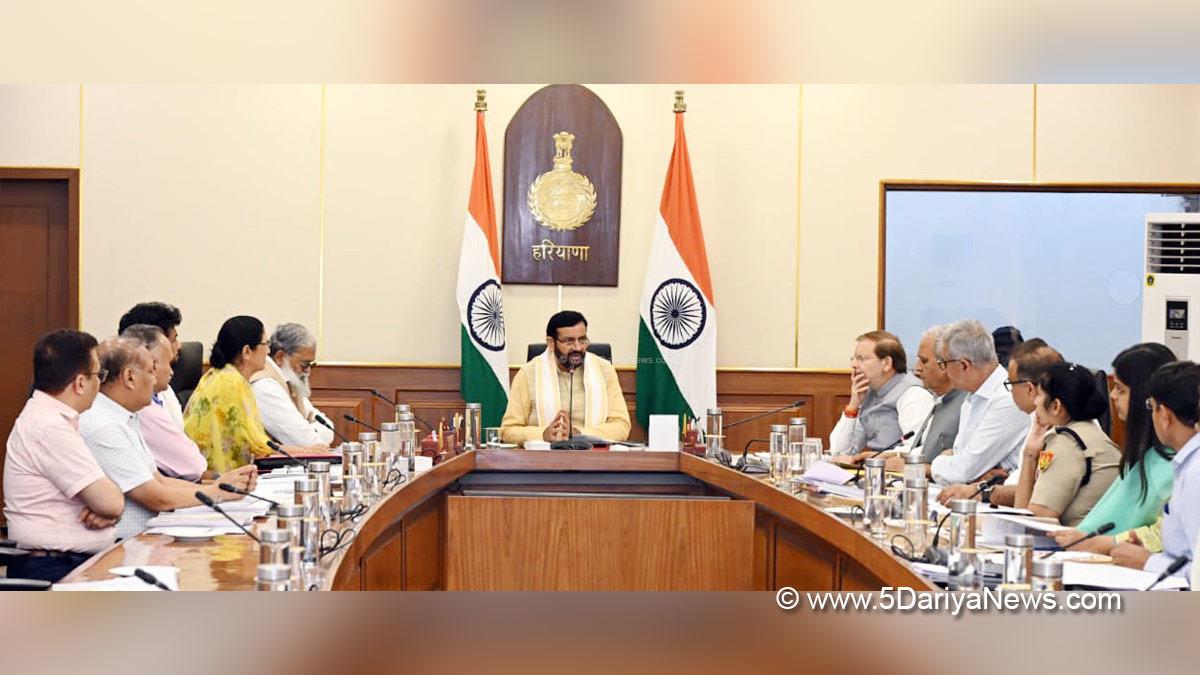  Nayab Singh Saini, Chief Minister of Haryana, BJP Haryana, Anil Vij, Dr Arvind Kumar Sharma, Ranbir Gangwa