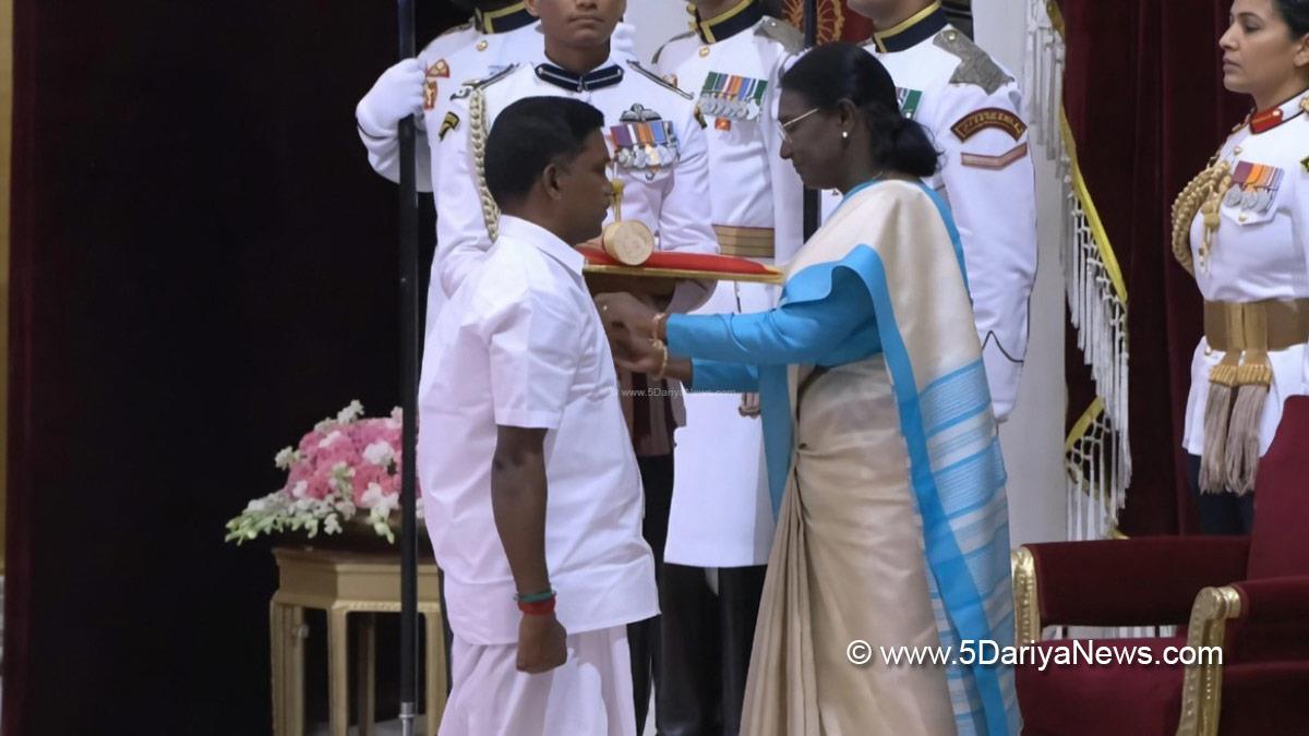 Droupadi Murmu, President of India, President, Indian President, Rashtrapati, Padma Awards, New Delhi
