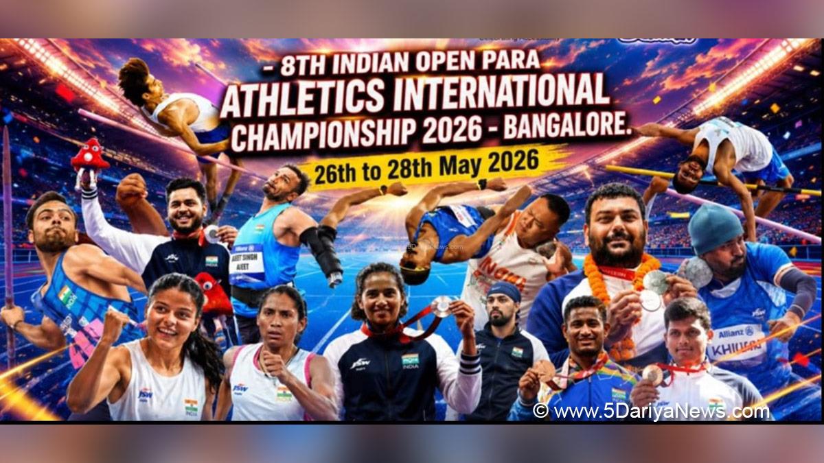 Sports News, Indian Open Para Athletics 2026, 8th Indian Open International Para Athletics Championships 2026, Nishad Kumar, Rakshitha Raju, Bengaluru
