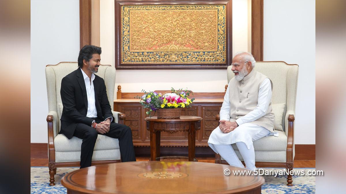 Narendra Modi, BJP, Bharatiya Janata Party, Prime Minister of India, Joseph Vijay, Chandrasekaran Joseph Vijay, Chief Minister of Tamil Nadu, New Delhi