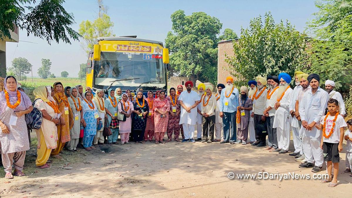 Kuljit Singh Randhawa, AAP Punjab, Dera Bassi, Mukh Mantri Teerth Yatra, Mukh Mantri Tirth Yatra Scheme