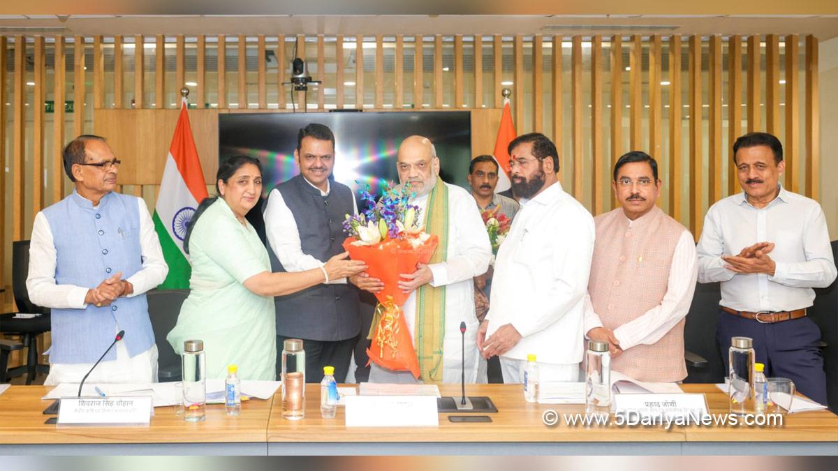 Devendra Fadnavis, BJP Maharashtra, Chief Minister of Maharashtra, Amit Shah, Shivraj Singh Chouhan, Shivraj Chauhan, Pralhad Joshi, Eknath Shinde, New Delhi