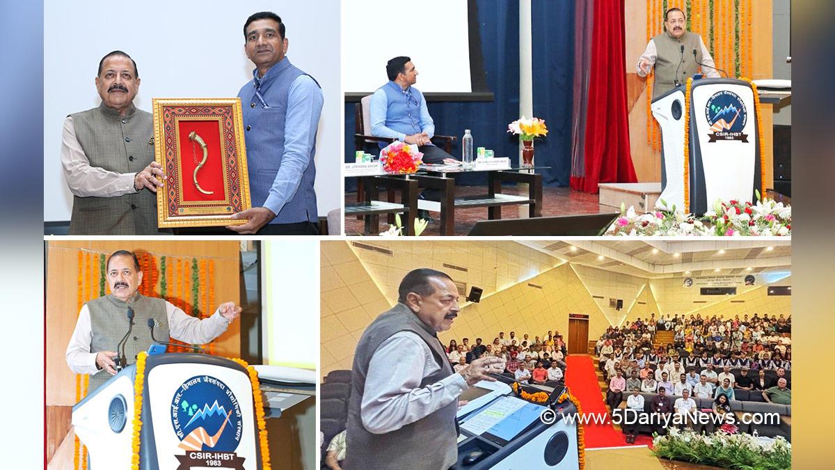 Dr Jitendra Singh, BJP, Bharatiya Janata Party, Institute of Himalayan Bioresource Technology, IHBT, Palampur