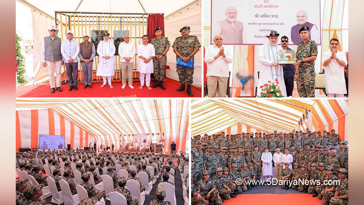 Amit Shah, Union Home Minister, BJP, Bharatiya Janata Party, Bhupendra Patel, Chief Minister of Gujarat, BJP Gujarat, Bhuj, Gujarat, Border Security Force, BSF
