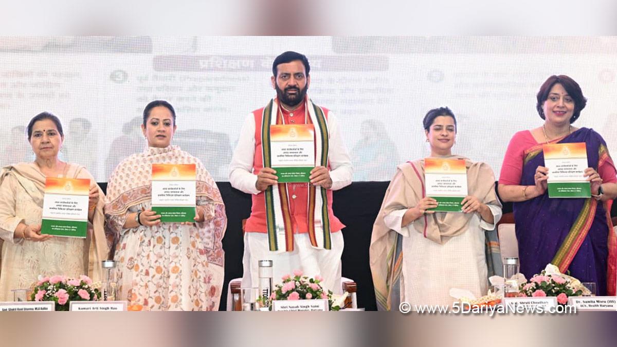 Nayab Singh Saini, Chief Minister of Haryana, BJP Haryana, Arti Singh Rao, Shruti Choudhary, Dr Sumita Misra