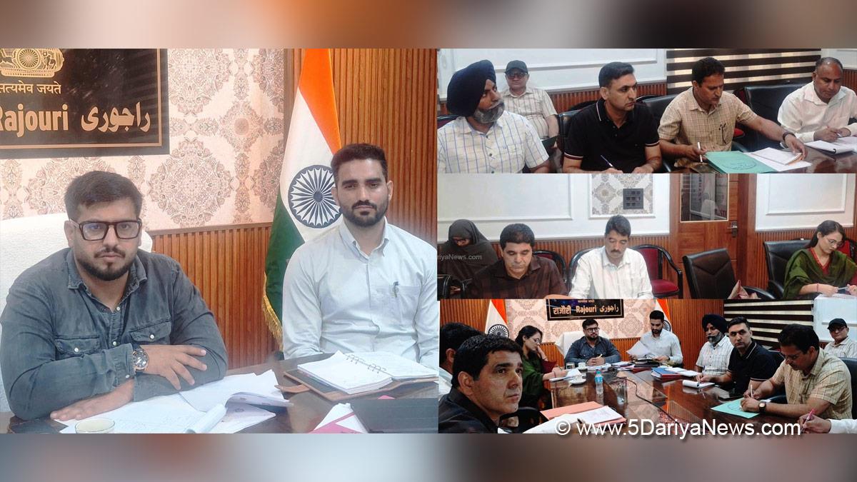 Abhishek Sharma, Rajouri, DC Rajouri, Deputy Commissioner Rajouri, Nasha Mukt Jammu and Kashmir Abhiyan