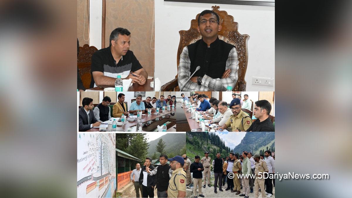 Anshul Garg, Divisional Commissioner Kashmir, Dr Bilal Mohi Ud Din Bhat, Anantnag, DC Anantnag, Deputy Commissioner Anantnag, Pahalgam, Shri Amarnath Ji Yatra 2026, SANJY 2026