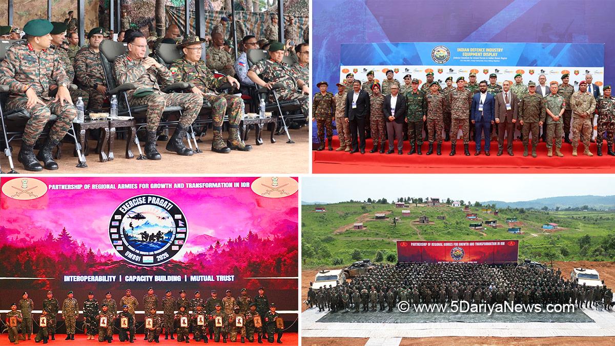 Military, Indian Army, Umroi, Meghalaya, Multilateral Exercise Pragati 2026